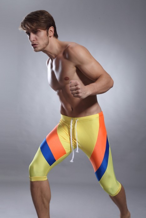 Wholesale-SUPERBODY Men Multifunction Shorts Sexy Men's Workout Tights Elastic G-ym Fitness Shorts Sweatpants Rider FX34