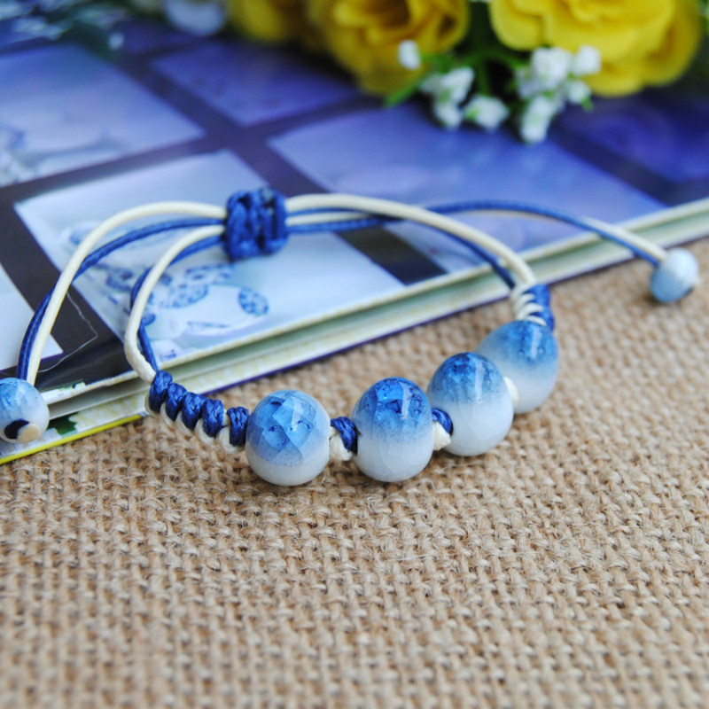 Original New Chinese Style Vintage Ceramics Beads Bracelet Women Cute Girls Good Luck Bracelet Lucky Female Jewelry Wedding Party Gift
Original New Chinese Style Vintage Ceramics Beads Bracelet Women Cute Girls Good Luck Bracelet Lucky Female Jewelry Wedding Party Gift
