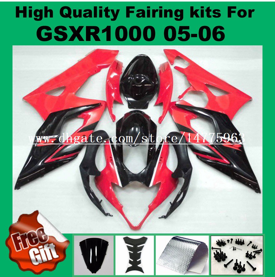 100%Fit Fairings for SUZUKI 2005 2006 GSXR1000 GSX-R1000 05 06 Fairings kit GSXR 1000 2005 2006 Pre_drilled red black #72216 fairing kit, As picture show
100%Fit Fairings for SUZUKI 2005 2006 GSXR1000 GSX-R1000 05 06 Fairings kit GSXR 1000 2005 2006 Pre_drilled red black #72216 fairing kit, As picture show