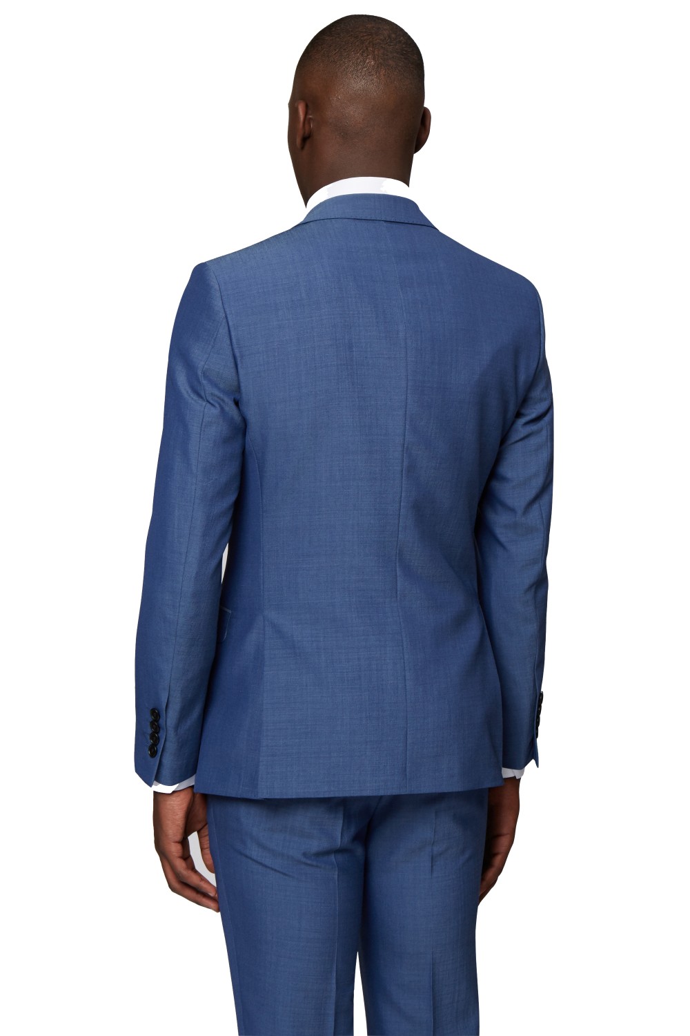 Groom Tuxedos Groomsmen Two Button Blue Peak Lapel Best Man Suit Wedding Men's Blazer Suits Custom Made (Jacket+Pants+Vest+Tie) K206