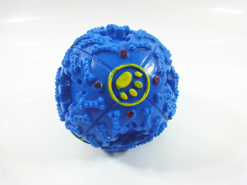 Toys leakage Food Ball sound toy ball Dog Cat Squeaky Chews Puppy Squeaker Sound Pet Supplies Play