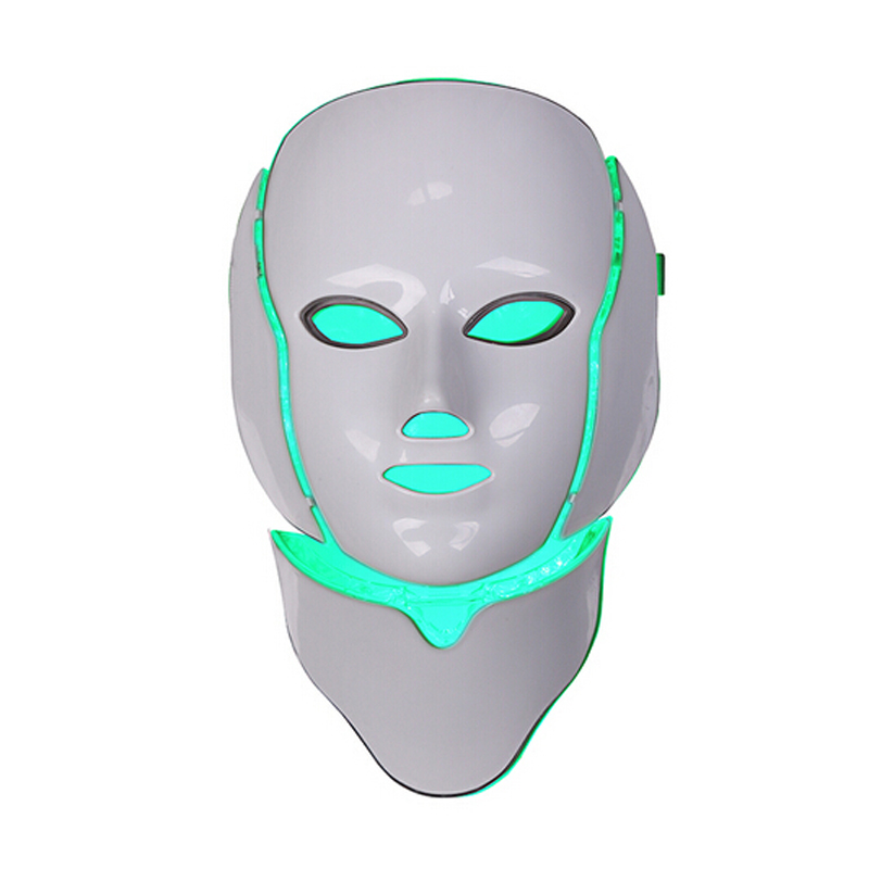 IPL light therapy Skin rejuvenation led neck mask with 7 colors for home use free shipping