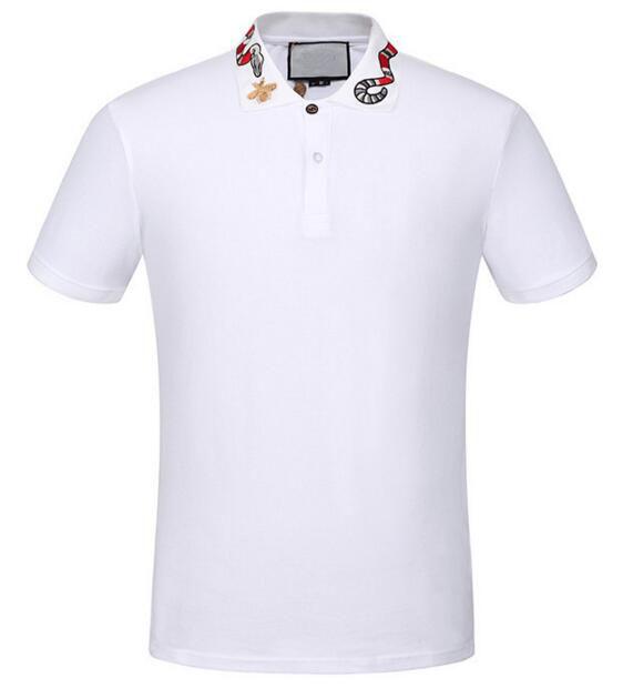 Global White Solid Polo Shirt Snake Bee Collar Casual Polos For Men Tee Shirts Tops High Quality Cotton Black M-XXXL
Global White Solid Polo Shirt Snake Bee Collar Casual Polos For Men Tee Shirts Tops High Quality Cotton Black M-XXXL