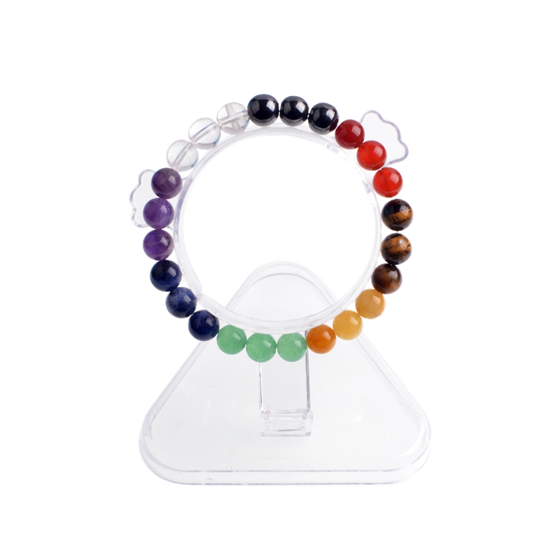 7 Chakra reiki Transshipment Natural Stone GuardianYoga Amethyst Agate Tiger Eye Green Gold Green Black Onyx Summer Crystal Jewelry Bracelet