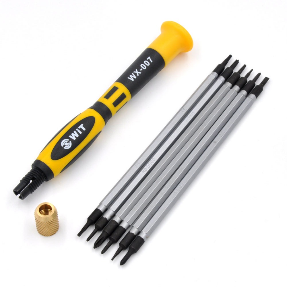 WiTTOOLS Screwdriver Set 6 Rods 12 Heads Dismountable Repair Tools Kit for Almost Laptop Mobile
WiTTOOLS Screwdriver Set 6 Rods 12 Heads Dismountable Repair Tools Kit for Almost Laptop Mobile
