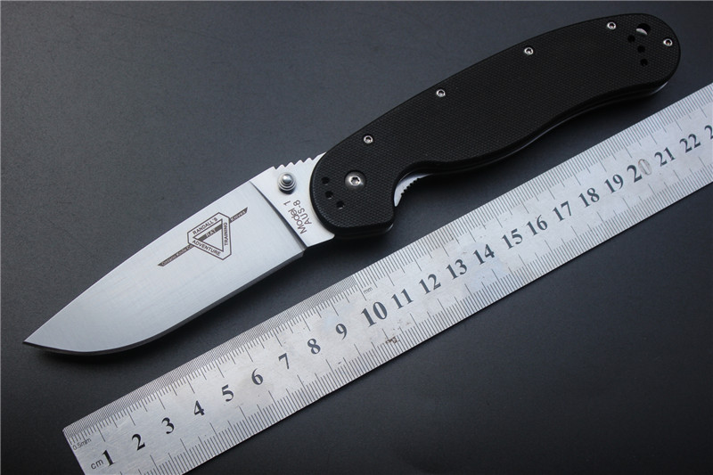 4 stylesTactical knife RAT Ontario folding knife,adventure training AUS-8 blade G10 Handle outdoor EDC pocket survival knives free shipping
4 stylesTactical knife RAT Ontario folding knife,adventure training AUS-8 blade G10 Handle outdoor EDC pocket survival knives free shipping