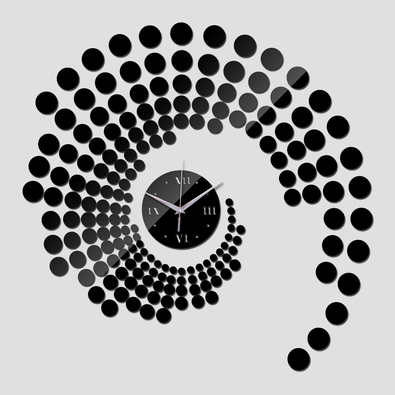 wall clocks mirror art crystal direct geometric abstract home 3d watch diy selling wholesale-2022 decoration acrylic