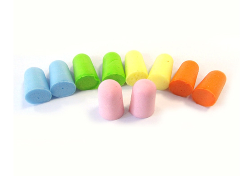 50Paris/lot Free Shipping bullet shape Foam Sponge Earplug Ear Plug Keeper Protector Travel Sleep Noise Reducer