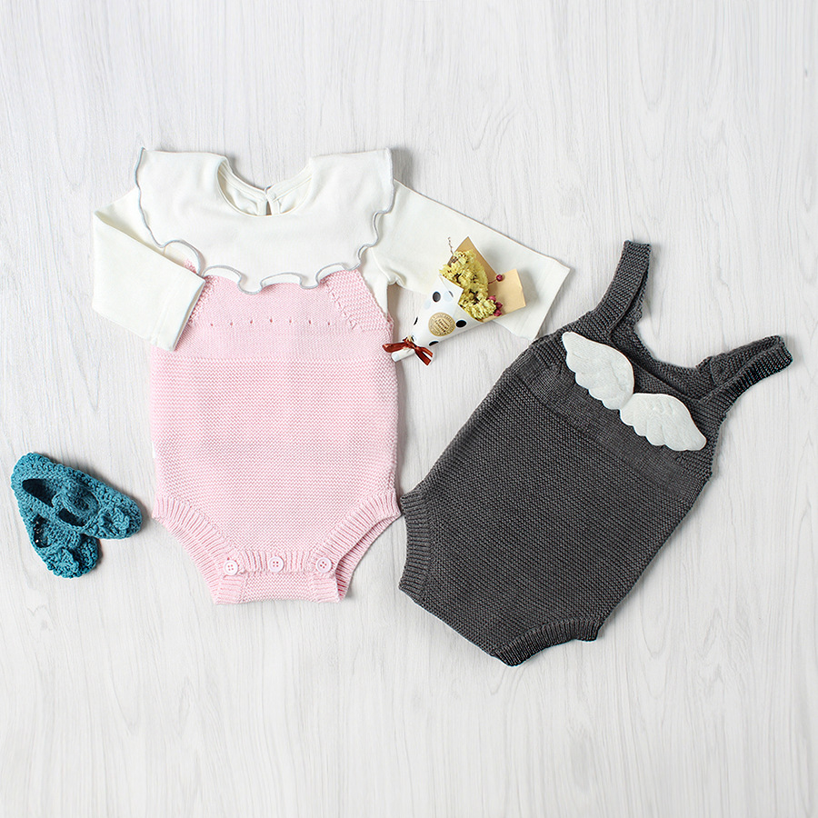 2017 New Baby Girls Knitted Romper Soft Autumn Sleeveless Cotton Knitted Solid Colors Good Quality INS Babys Jumpsuit 2 Colors A004, Pink
2017 New Baby Girls Knitted Romper Soft Autumn Sleeveless Cotton Knitted Solid Colors Good Quality INS Babys Jumpsuit 2 Colors A004, Pink