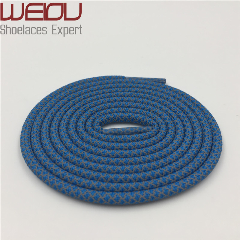 Weiou fashion plastic tips Round Shoe Laces 3M Shoelaces sneakers Rope Laces 120cm Ropelace for bootlaces mens Girls