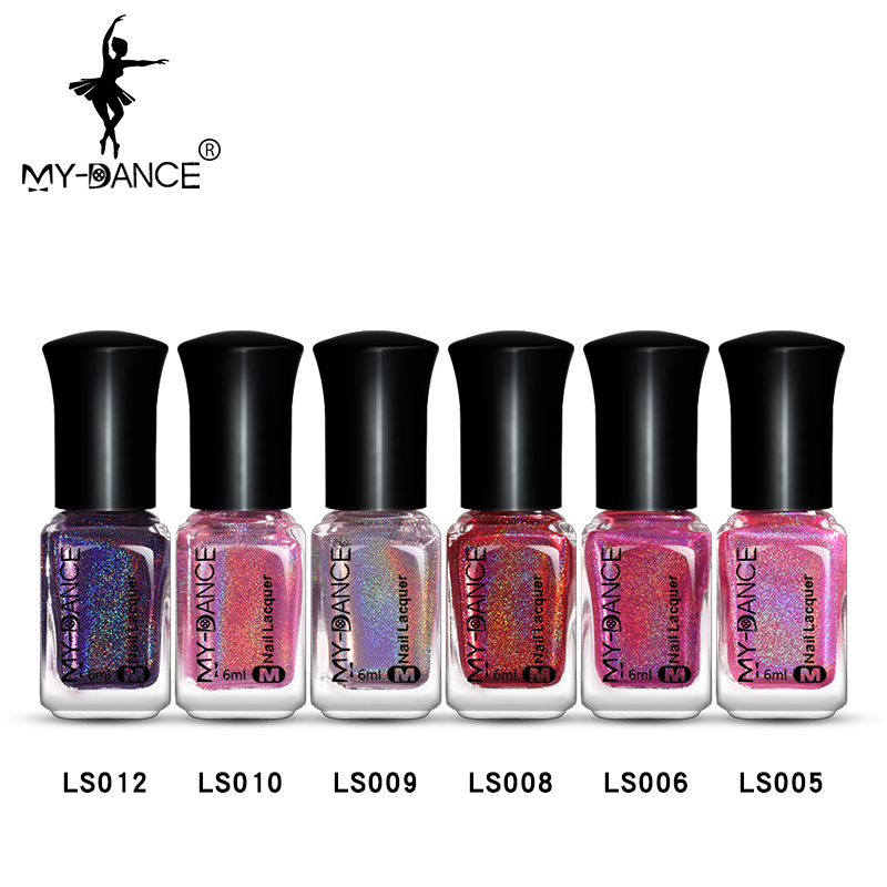 Top Quality My Dance Factory Price Environmental Fantasy Diamond Laser Nail Art Nail Gel Polish