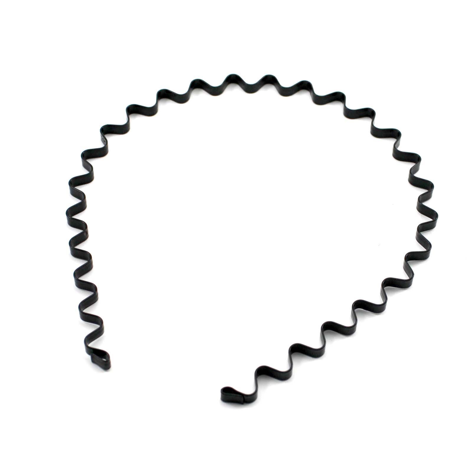 New Chic Women's Metal Sports Wave Elastic Headwear Hairband Hair Decoration #T701