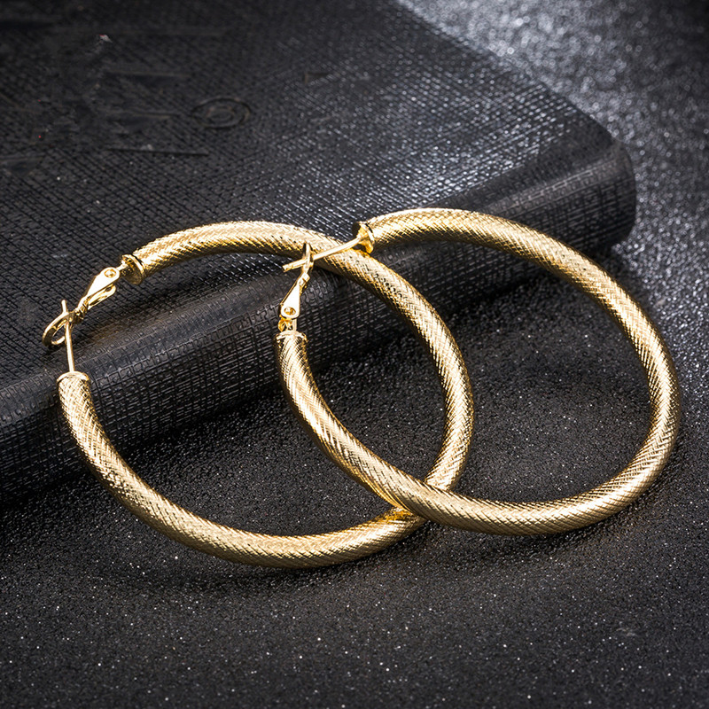 New Comings Hotsale Fashion Womens 18K Yellow Gold Plated Hoop Earrings Huggie Charms Ear Studs Jewelry for Party