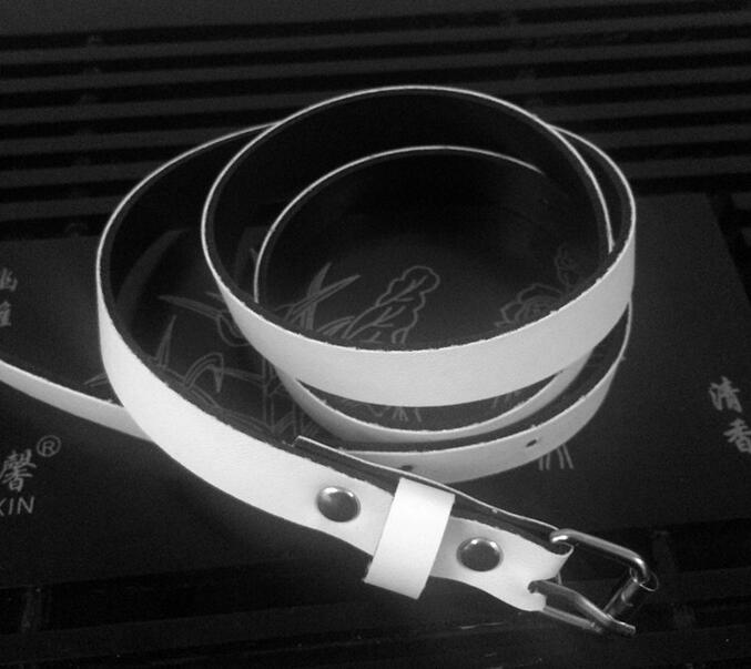 summer hot sale Men's smooth buckle Pin buckle belt Synthetic leather pu trouser 8colors woman fashion slender Leather belt free shipping