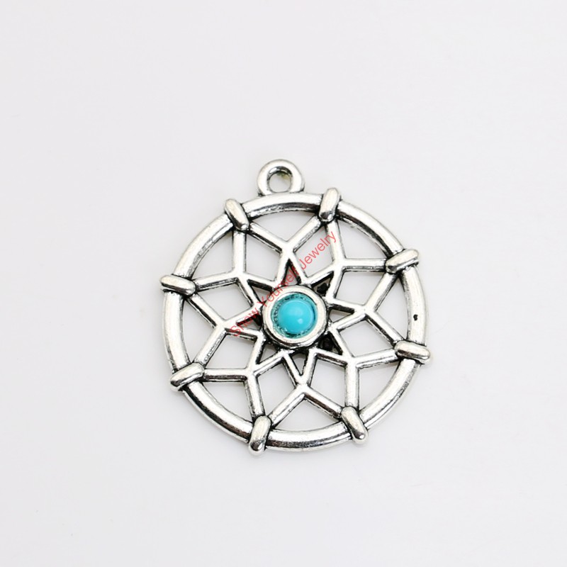 Wholesale-6pcs Tibetan Silver Plated Dreamcatcher Charms Pendants for Jewelry Making DIY Handmade Craft 31x27mm, Bronze;silver
Wholesale-6pcs Tibetan Silver Plated Dreamcatcher Charms Pendants for Jewelry Making DIY Handmade Craft 31x27mm, Bronze;silver