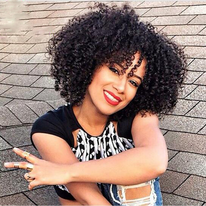 hot selling afro kinky curly full wigs simulation human hair afro kinky curly wig For Women In Stock, Black
hot selling afro kinky curly full wigs simulation human hair afro kinky curly wig For Women In Stock, Black
