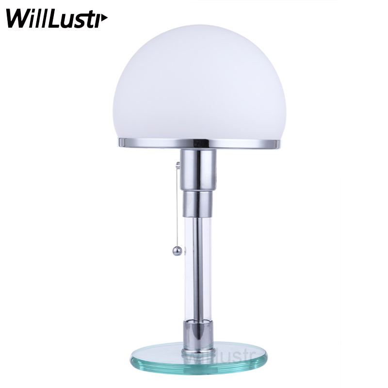 WG24 Bauhaus table lamp Wilhelm Wagenfeld design modern Bauhaus desk light glass stainless steel classic lighting bedroom study hotel
WG24 Bauhaus table lamp Wilhelm Wagenfeld design modern Bauhaus desk light glass stainless steel classic lighting bedroom study hotel