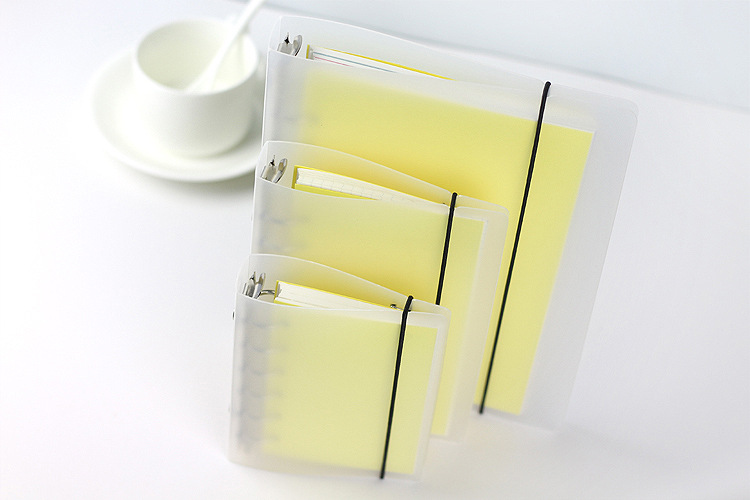 Standard 6 Hole notebook Accessory sheet shell Transparent Frosted Concise 6 Holes Binder Planner Cover for A5/A6/A7 paper (7)
Standard 6 Hole notebook Accessory sheet shell Transparent Frosted Concise 6 Holes Binder Planner Cover for A5/A6/A7 paper (7)