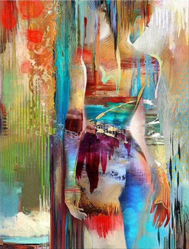 Bright-coloured Girl Handpainted contemporary Abstract Wall Deco Art Oil Painting On Canvas Multi customized sizes Ab009
Bright-coloured Girl Handpainted contemporary Abstract Wall Deco Art Oil Painting On Canvas Multi customized sizes Ab009