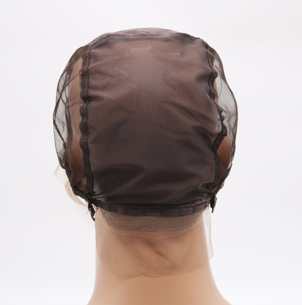 DIY Wig Making Caps French Kind of Lace Front Wig Weaving Medium Brown Cap with adjustable Strap for Making Wigs5965885
