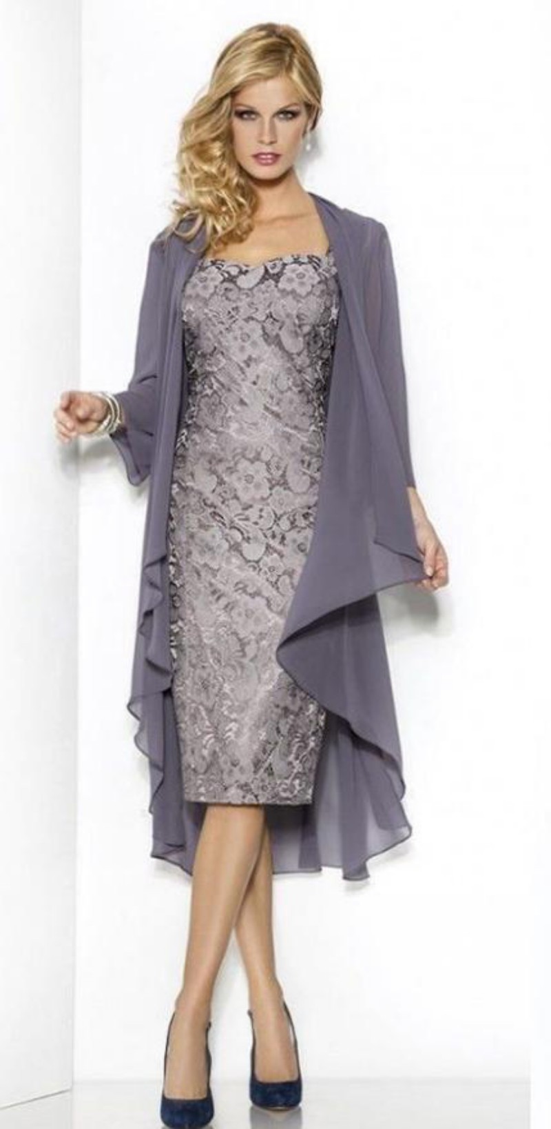 Full Lace Mother Of The Bride Dresses Sequare Neck Formal Dress Plus Size Mothers Gowns With Free Jacket