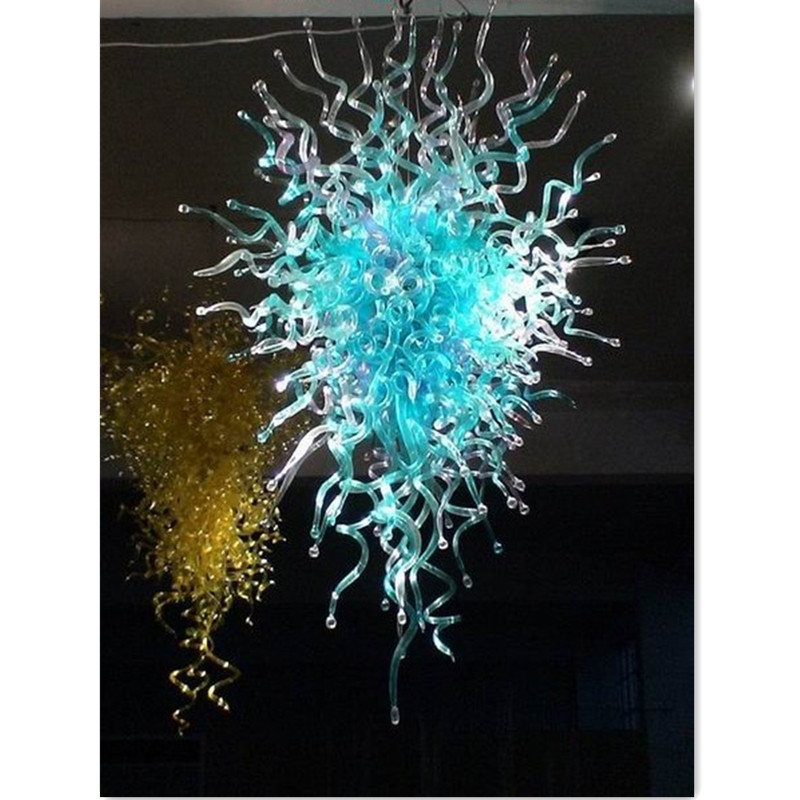 Large Turquoise Blue Borosilicate Glass Chandelier Lighting LED Bulbs High Quality Handmade Indoor Lightings Hotal Pendent Lighting
Large Turquoise Blue Borosilicate Glass Chandelier Lighting LED Bulbs High Quality Handmade Indoor Lightings Hotal Pendent Lighting