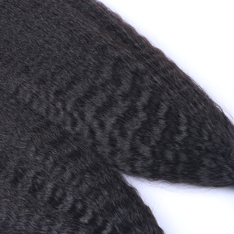 6A Hair Wholesale Price Top Quality Virgin Brazilian Black Kinky Straight 100% Human Hair 100G Per Piece Remy Hair Extension 100G Per Piece