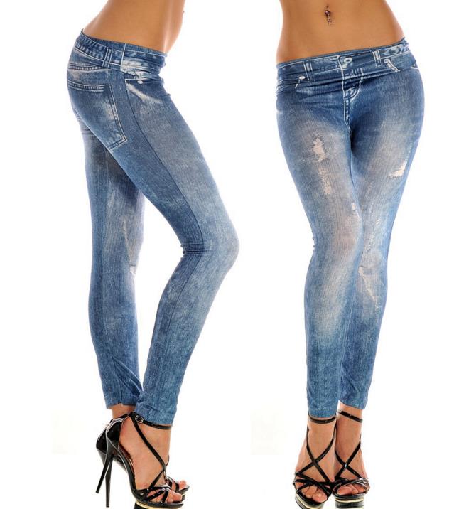 Fashion Slim Jeans Legging Tattoo coloured drawing Skinny Pants Sexy Women Cotton Plus Size Stretchy Jeggings Colorful apparel drop shipping
