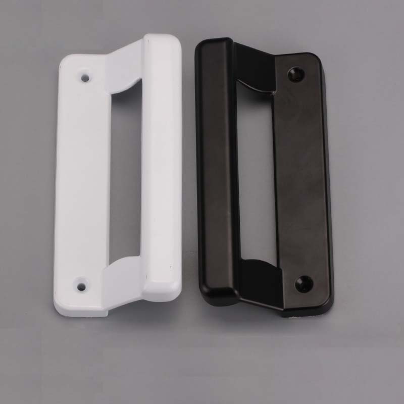 black and white knob plastic steel sliding door handle aluminum alloy window pull household furniture hardware part