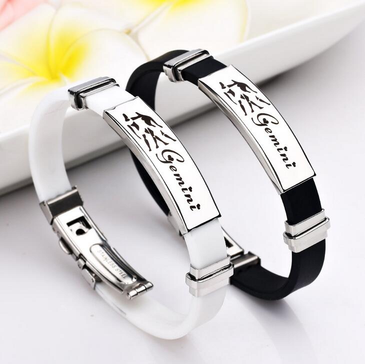 Good A++ Twelve Constellation Couples Bracelet Tide Bracelet Sweet Jewelery FB308 mix order 20 pieces a lot Charm Bracelets