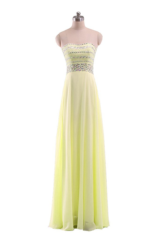 new beads a line long chiffon prom dresses bridesmaid floorlength plus size formal evening party gown bm018
