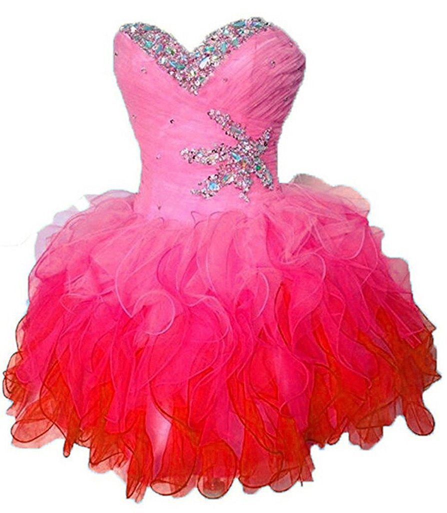 2021 Sweetheart Mini Short Prom Homecoming Dresses Plus Size Beaded Crystals Graduation Gown For Cocktail Party