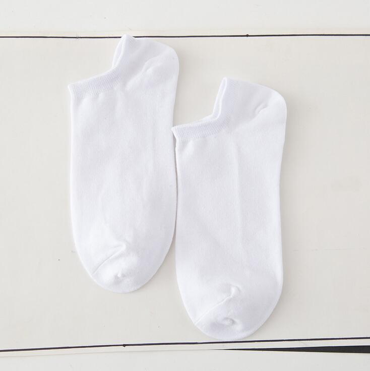 High quality Summer shallow mouth Men's Socks invisible cotton sports solid color bean sock NW037