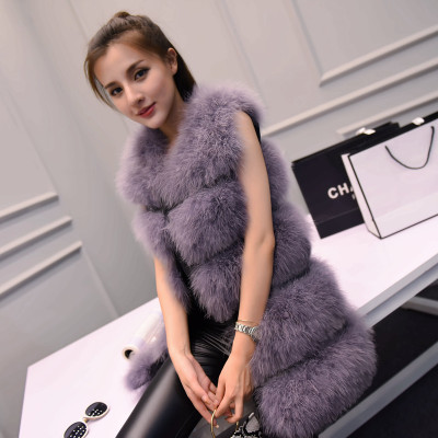 Autumn winter new women's luxury real natural ostrich fur medium long vest sleeveless fur coat leather patchwork warm casacos XS-2XL, Red
Autumn winter new women's luxury real natural ostrich fur medium long vest sleeveless fur coat leather patchwork warm casacos XS-2XL, Red