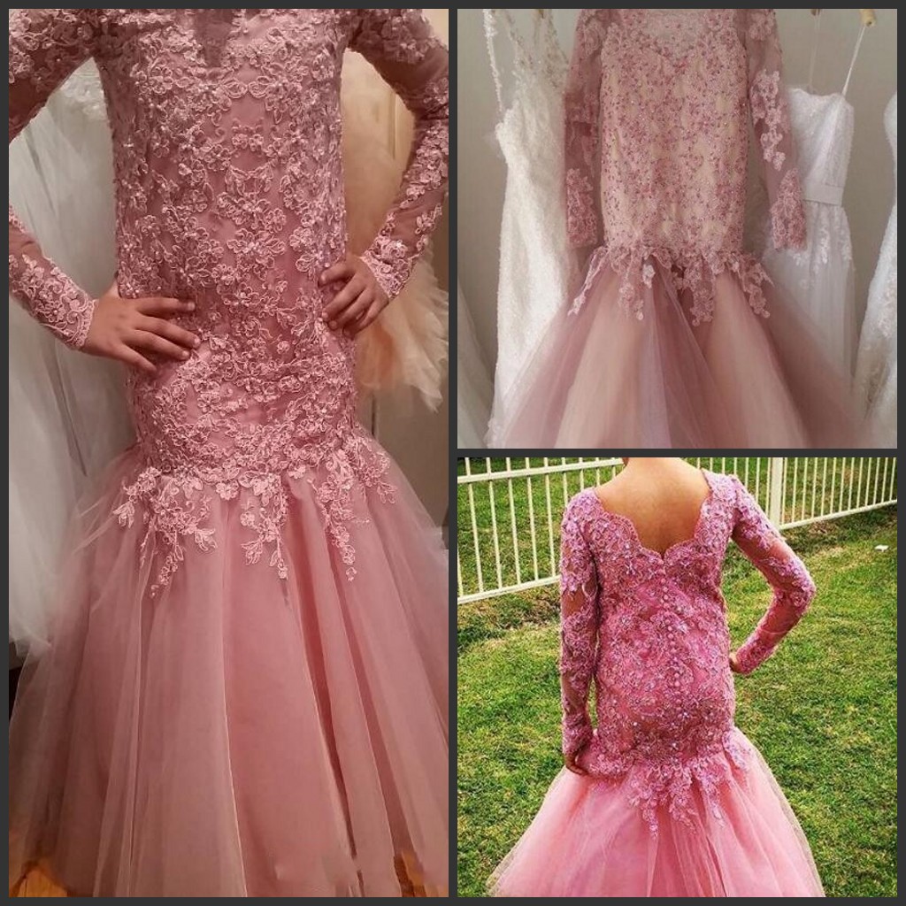 2017 Mermaid Lace Arabic Flower Girl Dresses Long Sleeves Beaded Sexy Child Dresses Vintage Beautiful Light Girl Wedding Dresses, Grape
2017 Mermaid Lace Arabic Flower Girl Dresses Long Sleeves Beaded Sexy Child Dresses Vintage Beautiful Light Girl Wedding Dresses, Grape