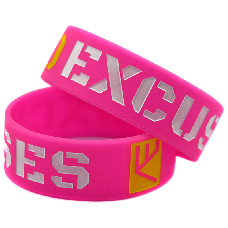 1PC No Excuse Motivation Silicone Wristband 1 Inch Wide Perfect To Used In Any Sport Activities Gift
1PC No Excuse Motivation Silicone Wristband 1 Inch Wide Perfect To Used In Any Sport Activities Gift