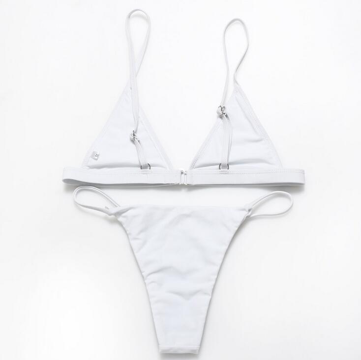 Good A++ The newest Women's Swimwear solid color swimsuit split bikini suit NS021