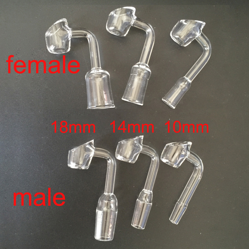 Quartz Banger nail 10mm/14mm/18mm female male joint By Liguid Sci curved pipe Quartz nail for bong VS titanium nail Glass bowl
Quartz Banger nail 10mm/14mm/18mm female male joint By Liguid Sci curved pipe Quartz nail for bong VS titanium nail Glass bowl