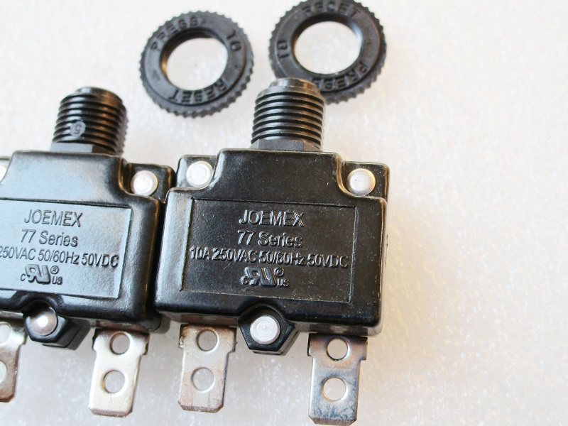 Circuit Breakers JOEMEX 77 Series 10A 250VAC 50VDC overcurrent protector Taiwan