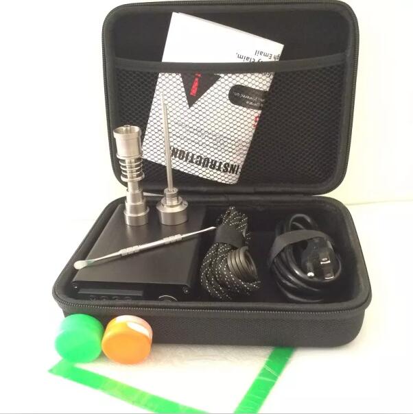 portable E quartz nail kit electric digital nail PID TC complete kit electronic nail box Titanium domeless 220 V 110v 100w digital.
portable E quartz nail kit electric digital nail PID TC complete kit electronic nail box Titanium domeless 220 V 110v 100w digital.