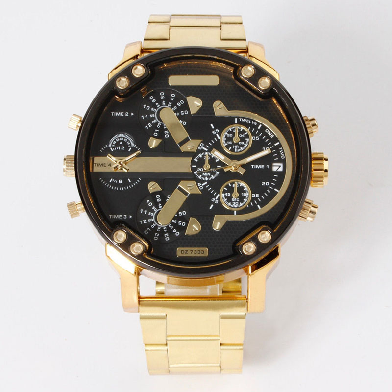 Fashion TOP Brand Men's Big Case Mutiple Dials stainless steel band Date Quartz Wrist Watch 7333
Fashion TOP Brand Men's Big Case Mutiple Dials stainless steel band Date Quartz Wrist Watch 7333