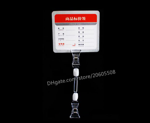 Wholesale 50pcs Clear POP Plastic Sign clamp Card Display Price Label pop advertising Promotion Clips Holders In Retail Shop
Wholesale 50pcs Clear POP Plastic Sign clamp Card Display Price Label pop advertising Promotion Clips Holders In Retail Shop