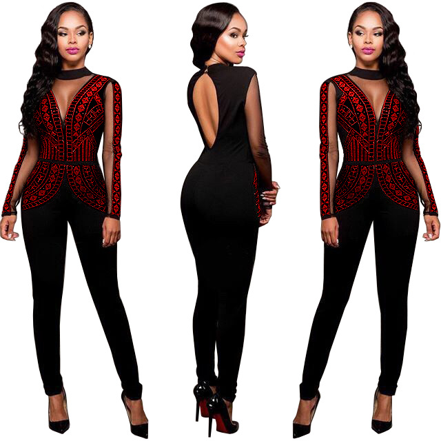 Wholesale- Sexy Sequin Long Sleeve Jumpsuit Women Autumn Winter Mesh Patchwork Plus Size Skinny Playsuit Full Length Backless Overalls 3XL, Multi01 
Wholesale- Sexy Sequin Long Sleeve Jumpsuit Women Autumn Winter Mesh Patchwork Plus Size Skinny Playsuit Full Length Backless Overalls 3XL, Multi01