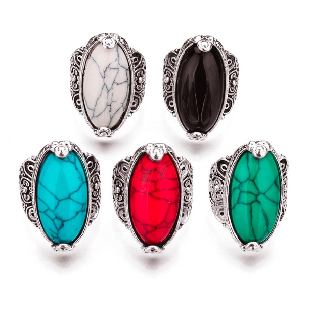 MIXED model MIX color 3 color retro turquoise stone ring blue red black green 17 18 19 20 four size antique silver plated Gemstone ring fo
MIXED model MIX color 3 color retro turquoise stone ring blue red black green 17 18 19 20 four size antique silver plated Gemstone ring fo