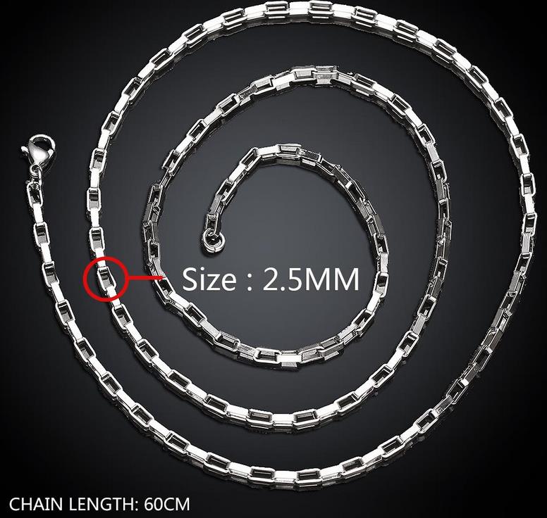Necklaces High Quality 316L Stainless Steel 45cm 50cm 55cm 60cm Figaro Chains Necklaces Stainless Steel Never fade necklaces jewelry