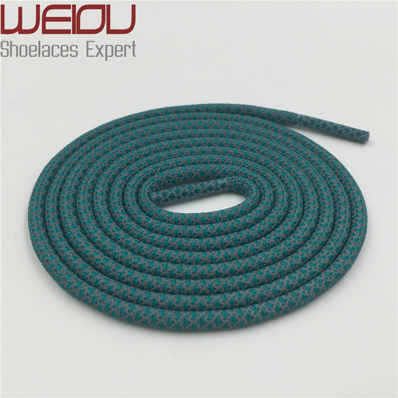 Weiou fashion plastic tips Round Shoe Laces 3M Shoelaces sneakers Rope Laces 120cm Ropelace for bootlaces mens Girls