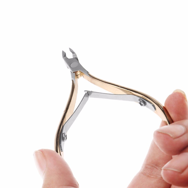 Stainless Steel Nail Cuticle Scissors Manicure Pedicure Tools Dead Skin Scissor Dead Skin Remover With