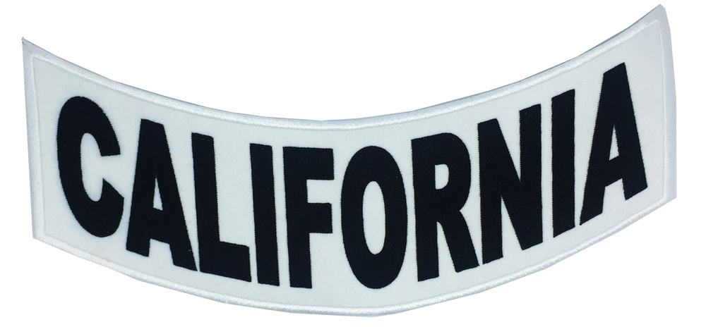 Mongols California Bottom Rocker Embroidery Iron On Patches Motorcycle Biker Club Jacket Vest Custom DIY Backing Patch, Black
Mongols California Bottom Rocker Embroidery Iron On Patches Motorcycle Biker Club Jacket Vest Custom DIY Backing Patch, Black