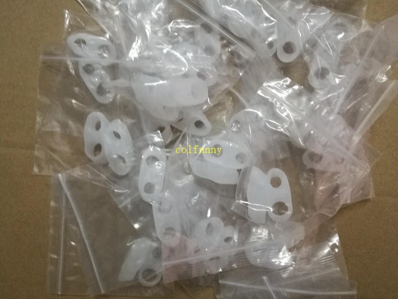 100pairs/lot Fast Shipping silicone little toe varus overlapping separation 2 ring orthotics foot care set