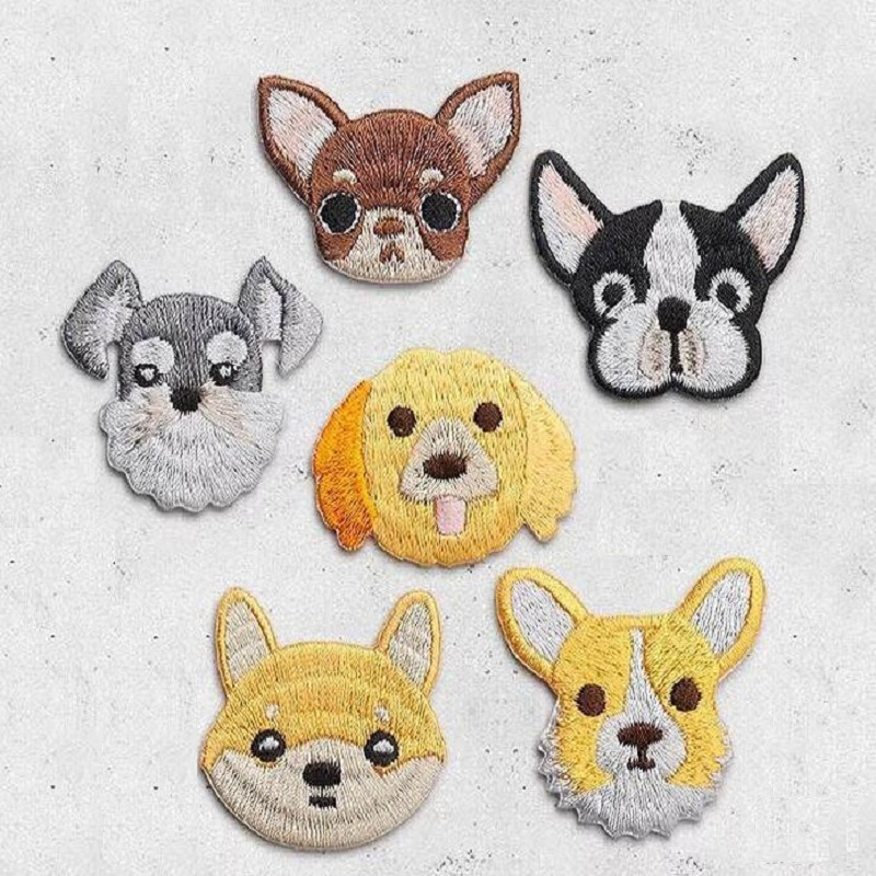 Iron On Patches DIY Embroidered Patch sticker For Clothing clothes Fabric Sewing cute dog design, Black
Iron On Patches DIY Embroidered Patch sticker For Clothing clothes Fabric Sewing cute dog design, Black